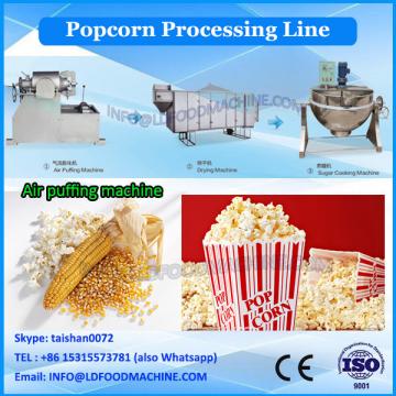 200kg/h Caramel Continuous Popcorn Processing Line for hot air popcorn