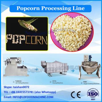 200kg/h Caramel Continuous Popcorn Processing Line for hot air popcorn