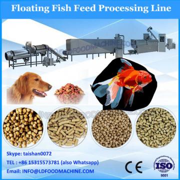 100-1500kg/h extrusion floating fish pellets feed processing line machine